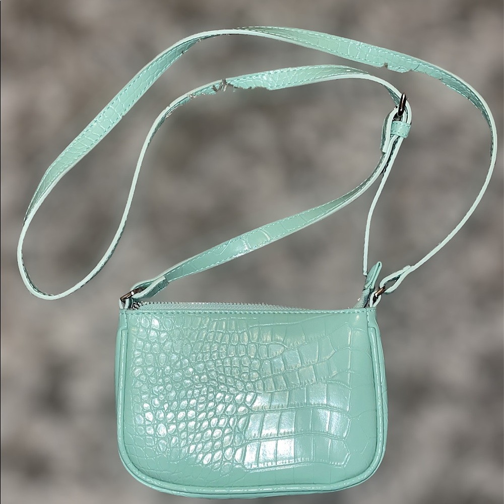 Mini Turquoise Crossbody Bag